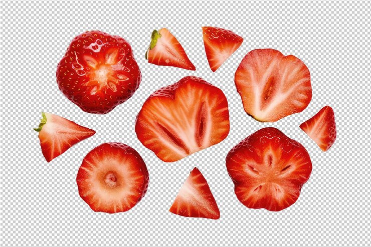 a bunch of strawberries with the word quot i love quot on them