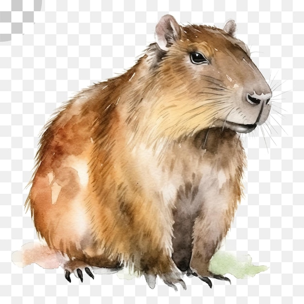 Desenho Animado Fofo De Capivara Gerado Por Ia PNG , Bonitinho, Animal,  Hamster PNG Imagem para download gratuito