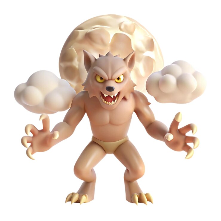 PSD a cartoon character with a big mushroom on his head