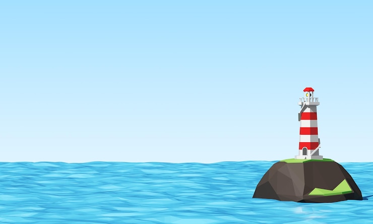 PSD a cartoon of a boat with a green and yellow stripe on the bottom