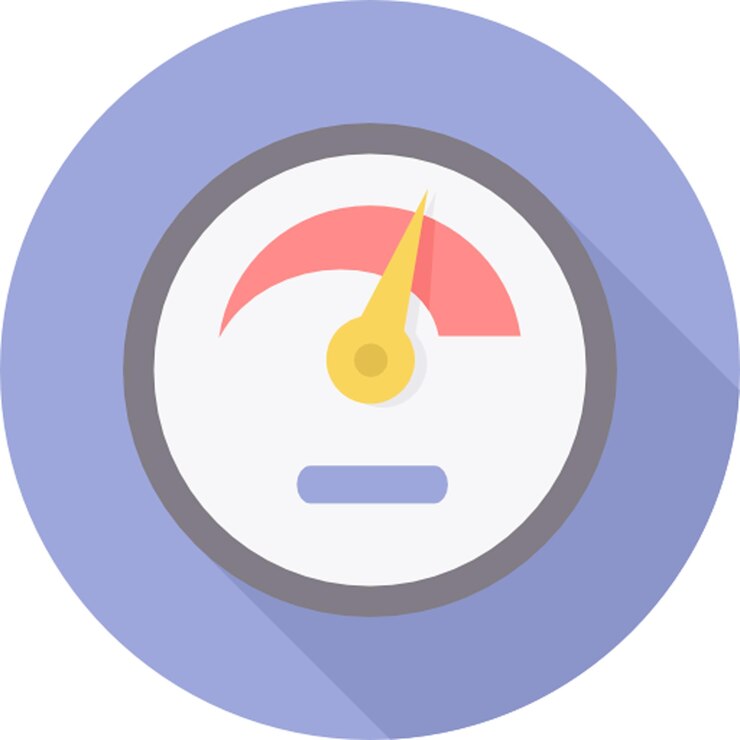 PSD a clock with a yellow arrow pointing to the right