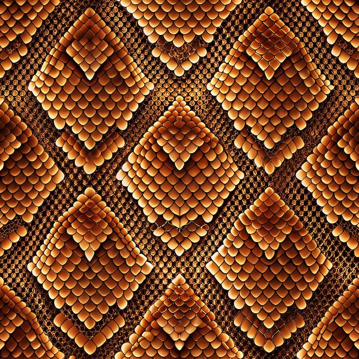 PSD a close up of the pattern of a gold and brown diamond