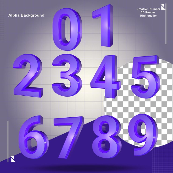 a collection number of number 0 to 9