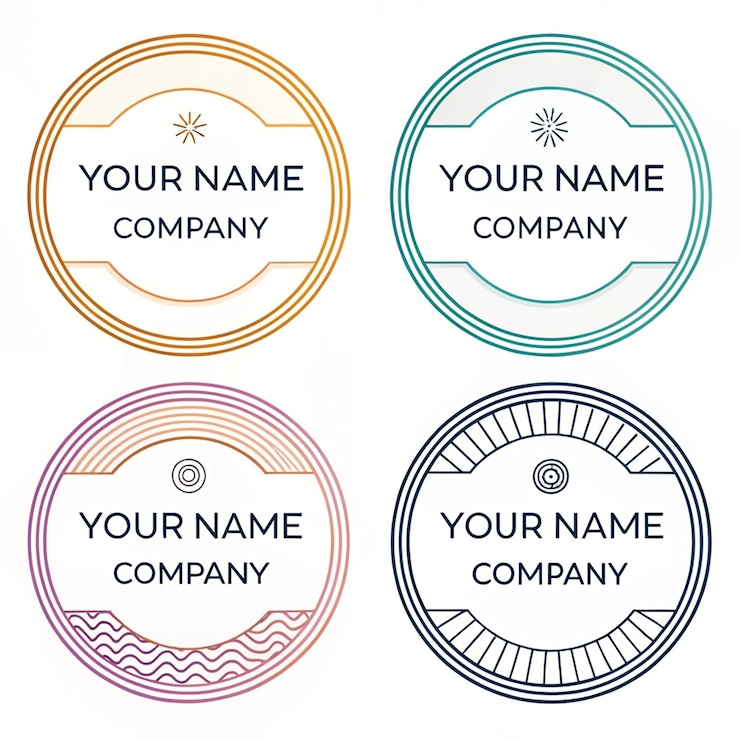 PSD a collection of different logos including a set of different designs frame vintage