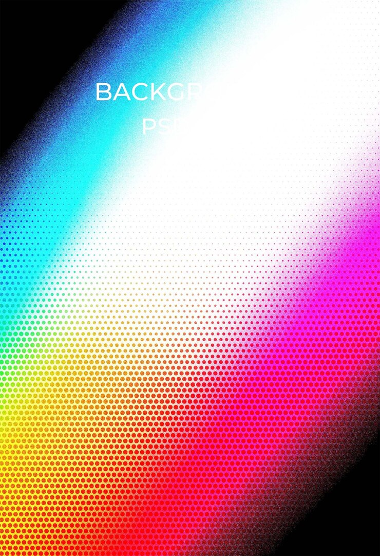 PSD a colorful background with a rainbow colored background and a rainbow colored border