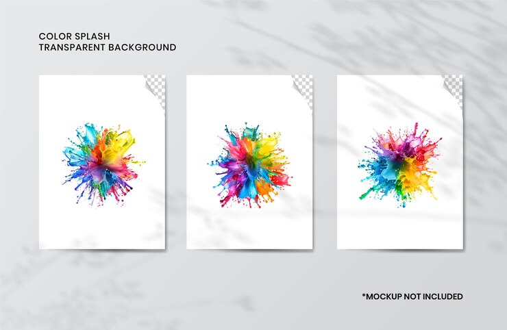 PSD a colorful illustration of rainbow colors on a white background