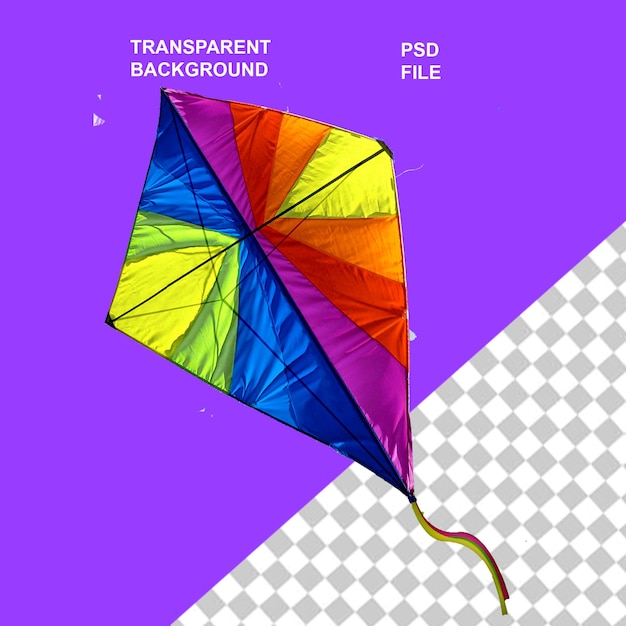a colorful kite with the words  the word  on it