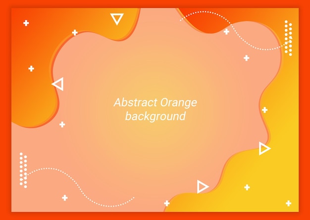 a colorful picture with orange and yellow circles and a orange background