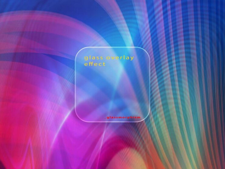 PSD a colorful screen with a label that says  shine  on it