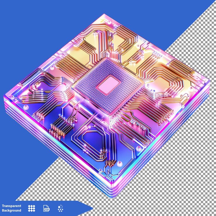 PSD a computer drawing of a circuit board with the word  lg  on it