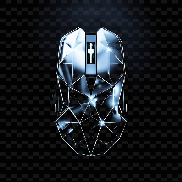 a computer mouse with a diamond on the front and the word l on the bottom