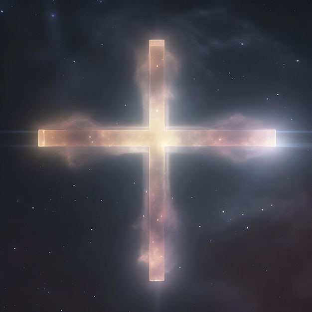 PSD a cross in the middle of the sky