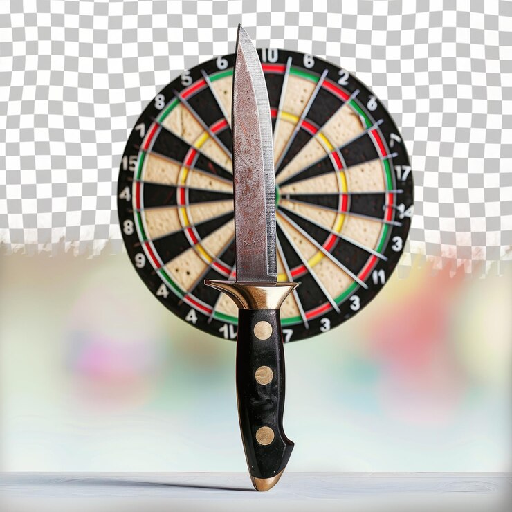 PSD a dart board with the word target on it