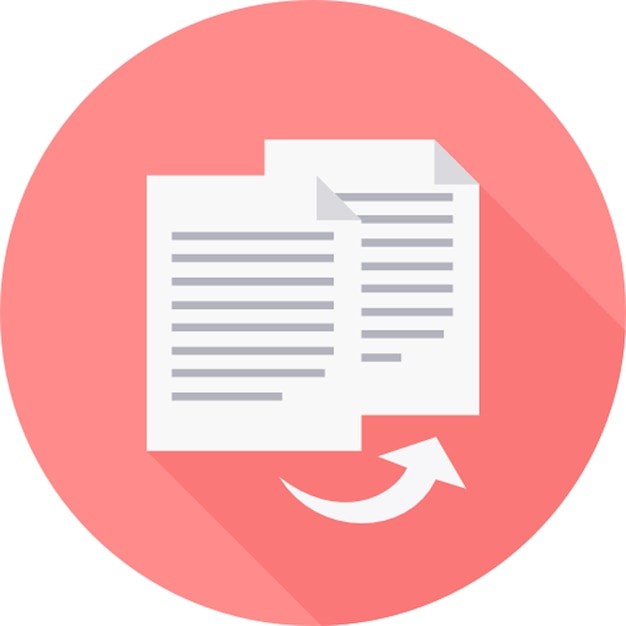 a document with a pink circle around it with a pink circle around it