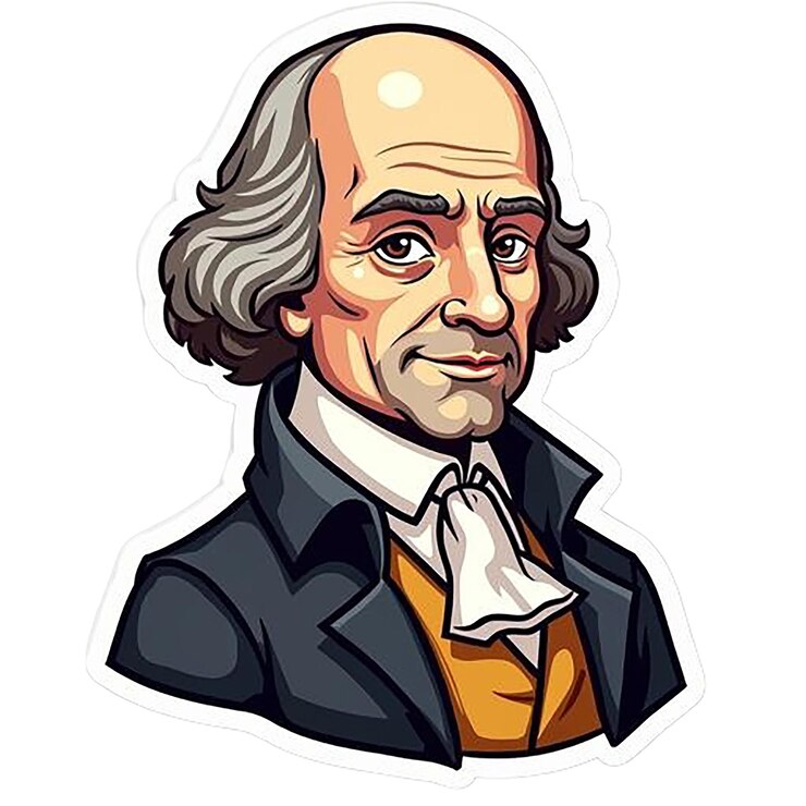 PSD a drawing of a man with a yellow shirt and a white collar