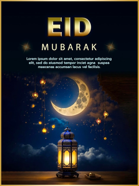 A Eid Mubarak Lanterne