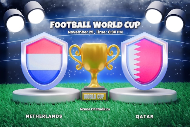 PSD a fase de grupos da copa do mundo combina a transmissão do placar holanda x qatar ou modelo de futebol da copa do mundo