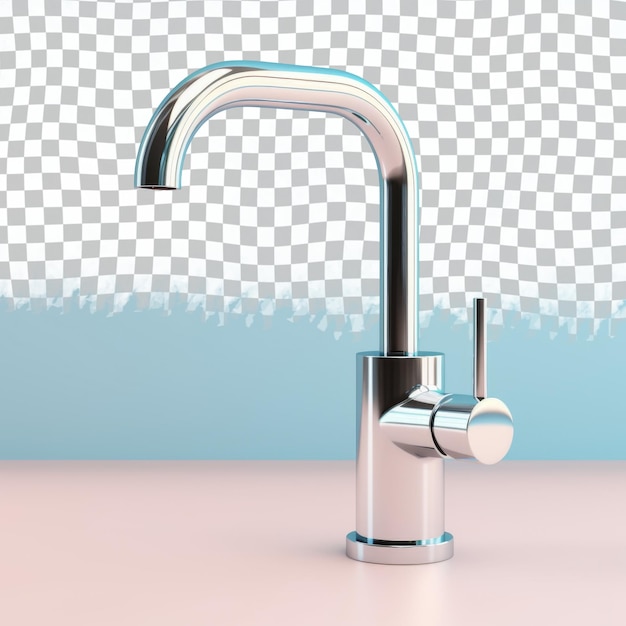 PSD a faucet that is made of chrome and chrome