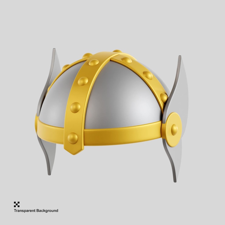 PSD a fierce 3d illustration of a viking warrior