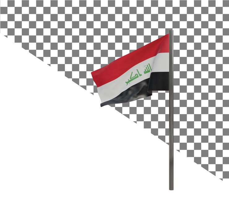 PSD a flag that says  arj  is on a flag pole