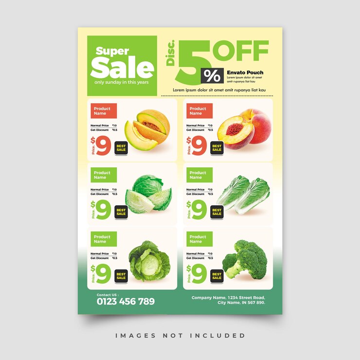A flyer for super sale at super sale.