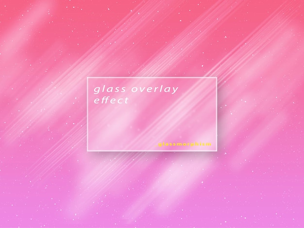 a glass window is shown on a pink background