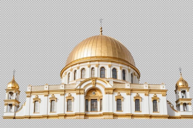 A Gold Building Stands Tall