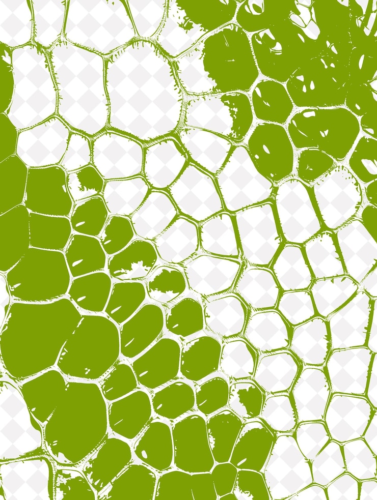 PSD a green and white pattern of a dragon made by the company of the polygons