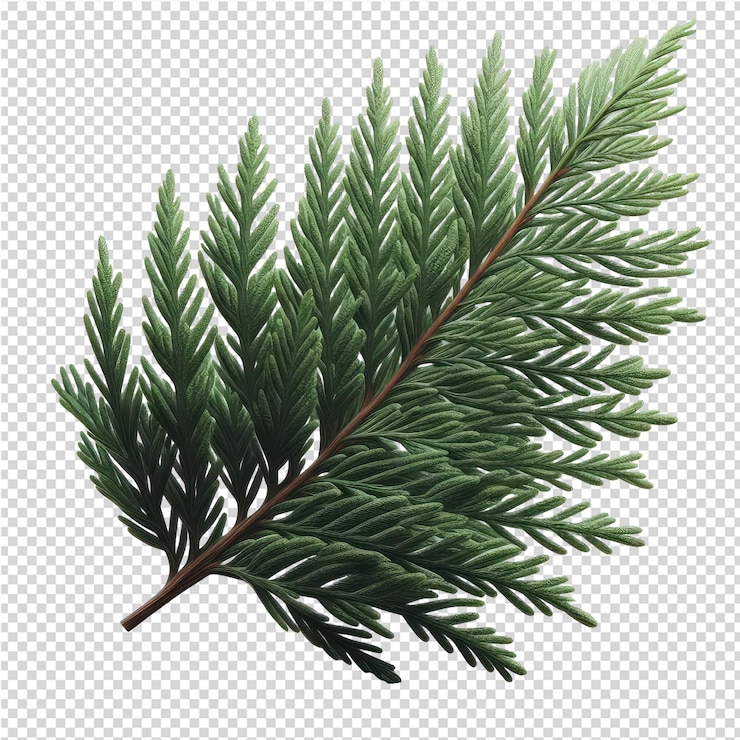 PSD a green branch of a tree with the word pine on it