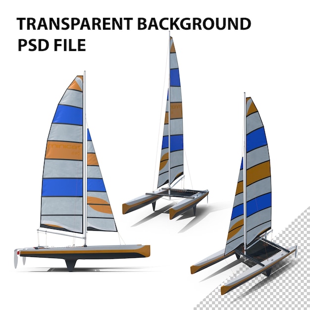 PSD a katamaran der internationalen klasse png