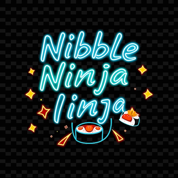 a neon sign that says quot nishiba quot on it