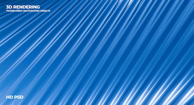 A onda de fundo do banner de renderização 3D abstrata