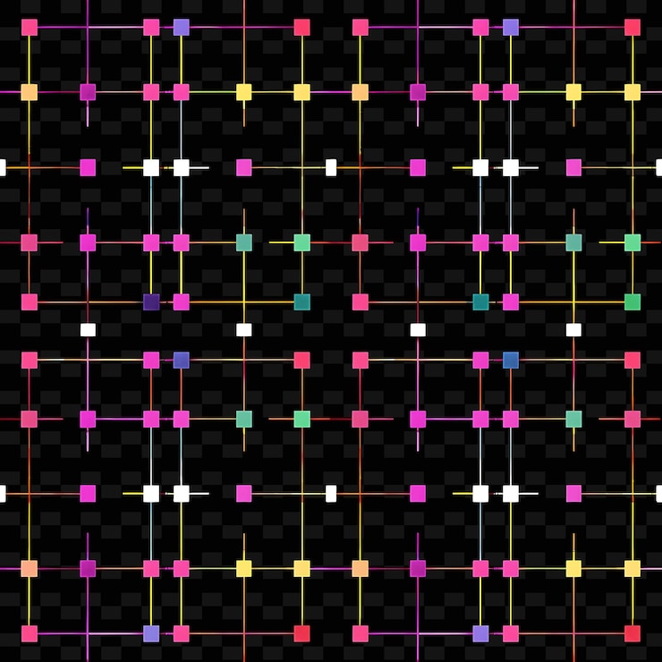 PSD a pattern of colored squares with a cross on the top