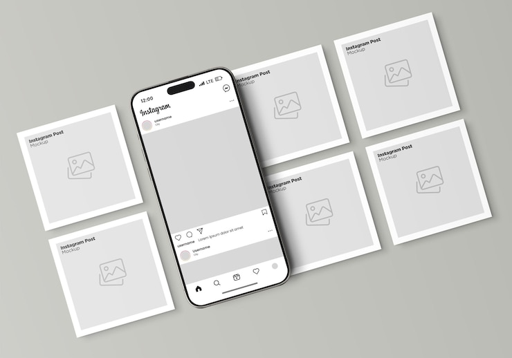 PSD a phone with a screen that says app on the screen