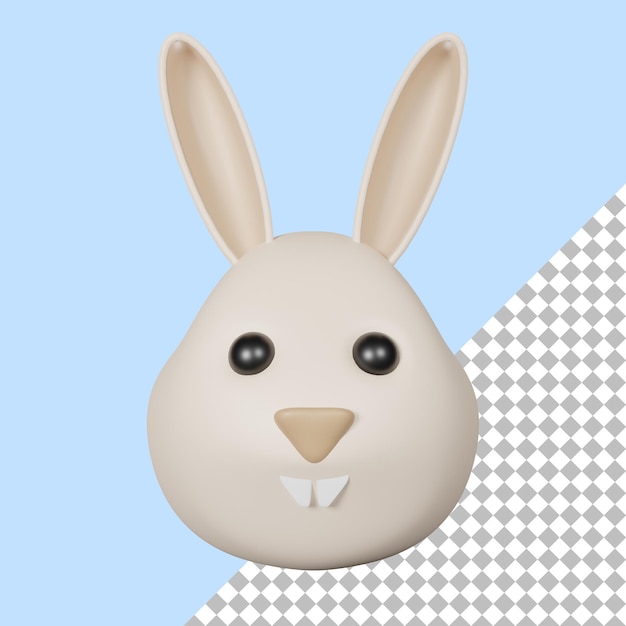 a photo frame with a rabbit face and the text " bunny " on the top.