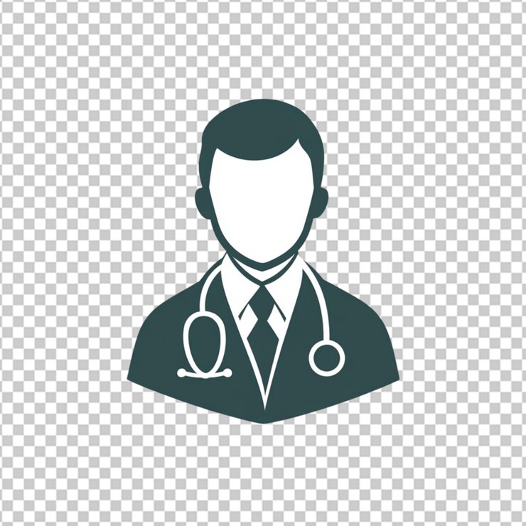 PSD a physician stands alone highresolution image capturing intricate details