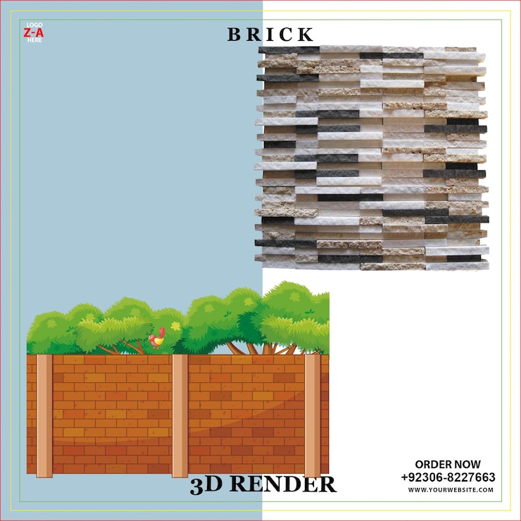 PSD a picture of a brick wall with a brick wall and a brick wall