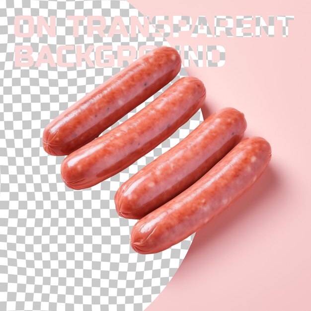 PSD a picture of sausages on a pink background with the words  saver  on it