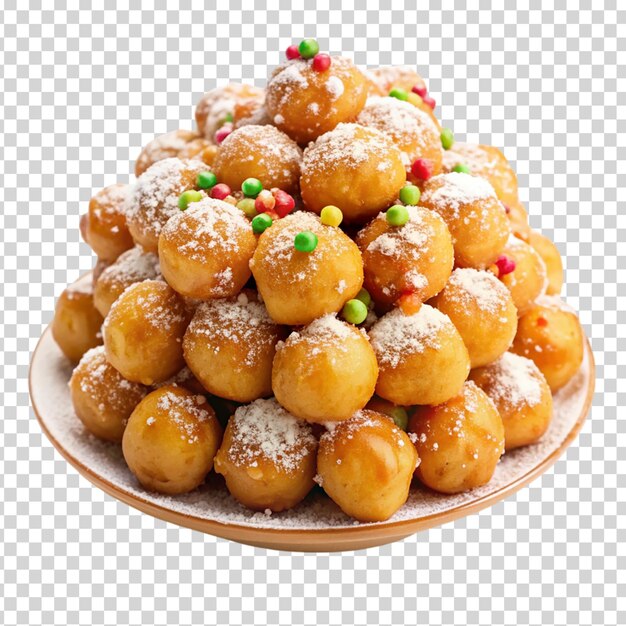 PSD a pile of motichoor laddu on transparent background