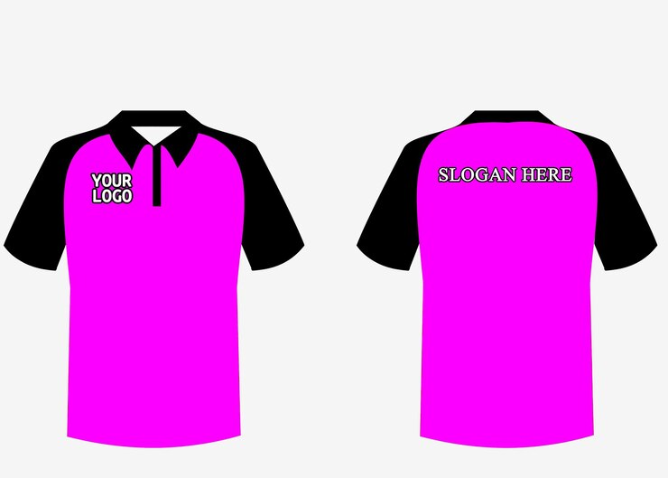 PSD a pink and black shirt with the words business on it