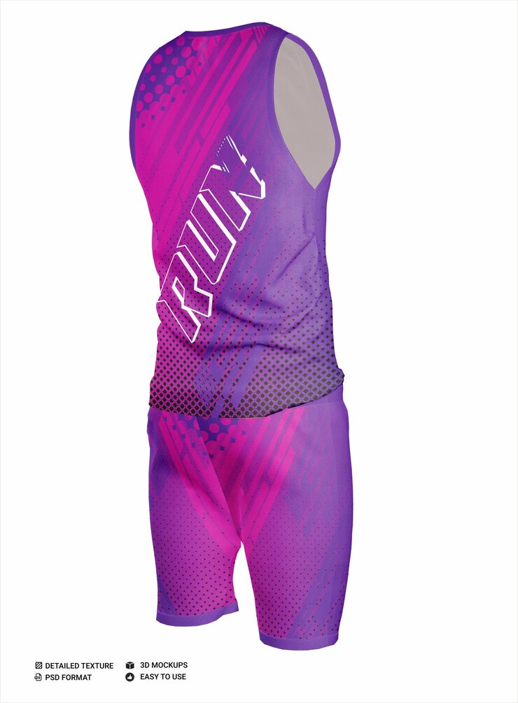 PSD a pink and purple athletic shirt with the word jojo on the front
