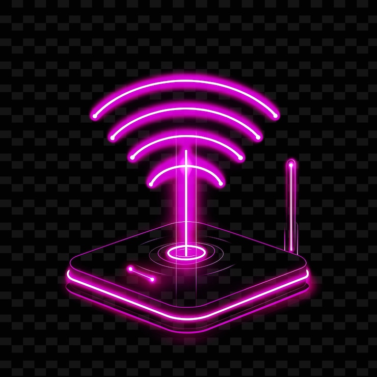 PSD a pink neon sign that says quot fast turn quot on a black background