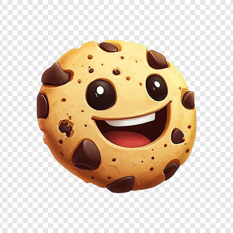 PSD a plate of chocolate chip cookies with chocolate chips on it