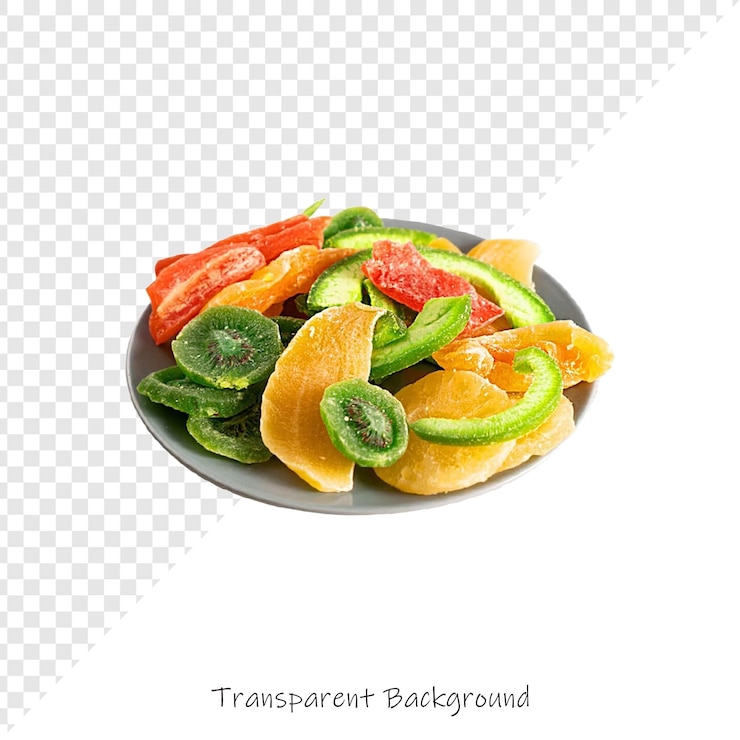 PSD a plate of food with a plate of vegetables and the words transparencies on it