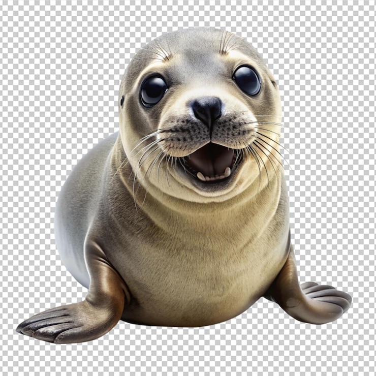 PSD a playful otter