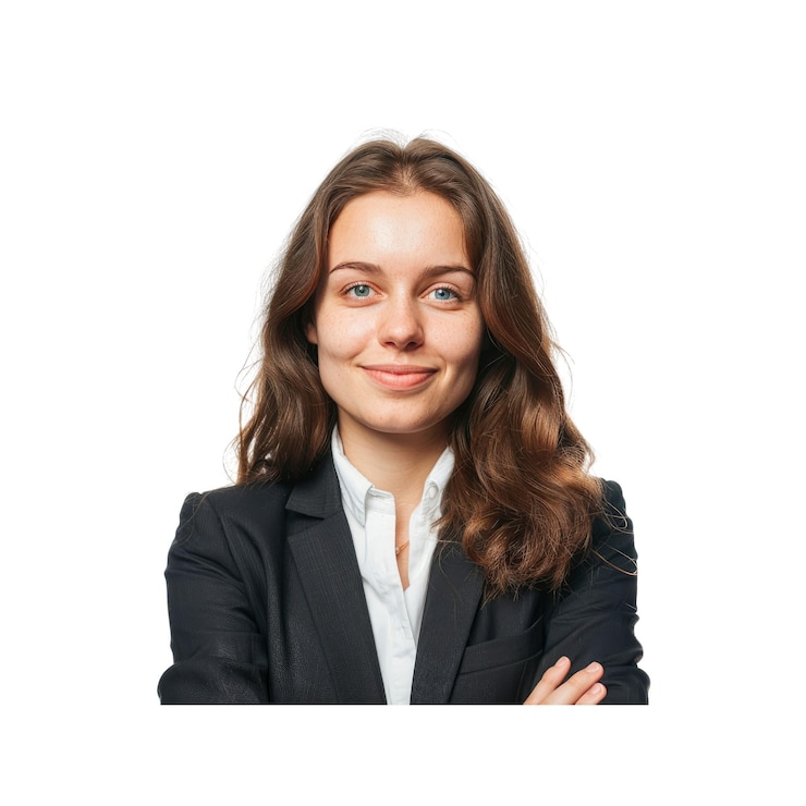 PSD a portrait of a confident young businesswoman