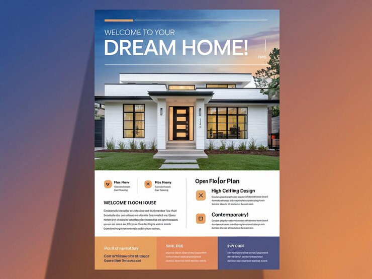 a poster for a home called dream home