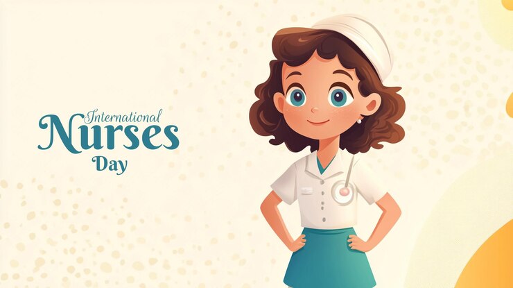 PSD a poster for a nurse with a nurse  s uniform on it