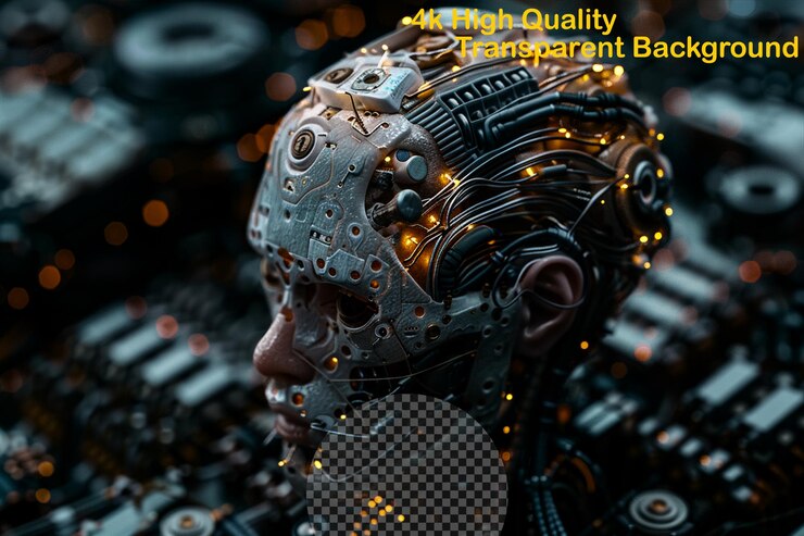 PSD a poster with a mans head and the words high quality barcovers brand