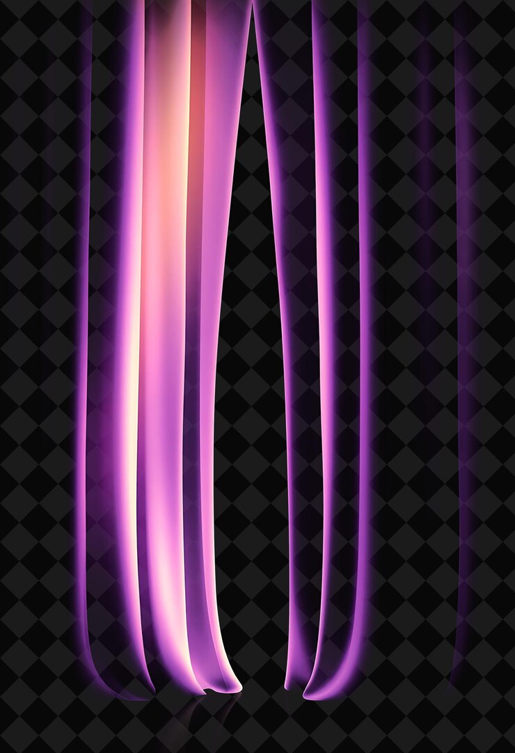 PSD a purple and pink neon sign with the letters l on it